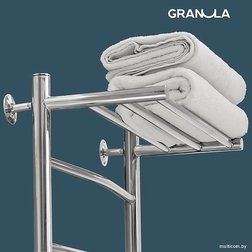 Полотенцесушитель Granula Евро 50x80 с полкой (боковое подключение, левое)