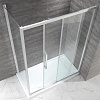 Душевой уголок Cezares LUX-SOFT-W-AH-1-120/80-C-Cr-IV
