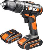 Дрель-шуруповерт Worx WX371.1 (с 2-мя АКБ, кейс)
