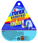 Средство для труб rorax 60 г 3601034351