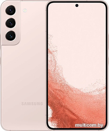 Смартфон Samsung Galaxy S22 5G SM-S901B/DS 8GB/128GB Восстановленный by Breezy, грейд A (розовый)