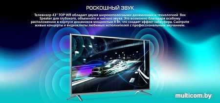 Телевизор Prestigio PTV43SS06Y (черный)