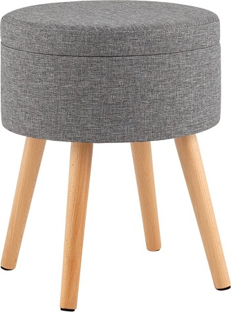 Stool Group Store Woody с ящиком HS-WL14 V18 (рогожка серая)