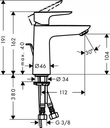 Смеситель Hansgrohe Talis E 71710000