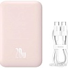 Внешний аккумулятор Baseus Magnetic Mini Wireless Fast Charge Power Bank 10000mAh 20W (розовый)