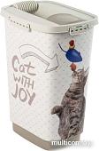 Контейнер для корма Rotho Cody Cat with Joy 25 л (белый)