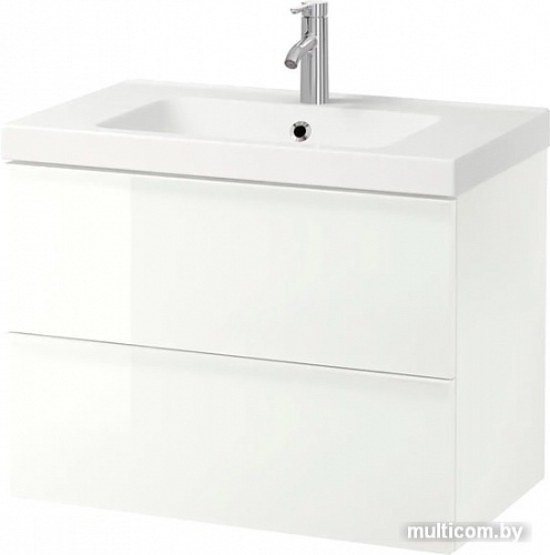 Ikea Тумба с умывальником Годморгон/Оденсвик 092.928.91 (белый)