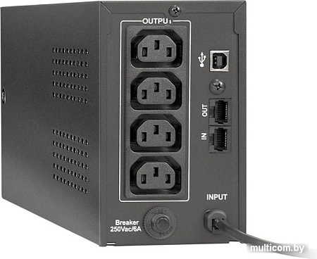 Источник бесперебойного питания ExeGate Power Back BNB-850.LED.AVR.C13.RJ.USB