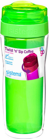 Термокружка Sistema To-Go Кофе-с-собой 21478 0.49л (зеленый)