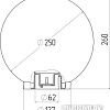 Садовый светильник ЭРА НТУ 01-60-255 Б0048066