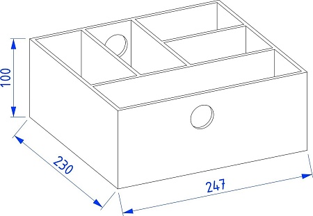 Органайзер для хранения Lauter Деревянный 23 (буковое дерево)