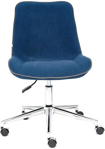 Кресло TetChair Style (флок, синий)