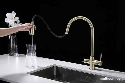 Смеситель Paulmark Lange La214212-BR (бронза)