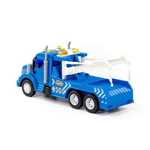 Автомобиль с краном Полесье Профи 86570 (синий)