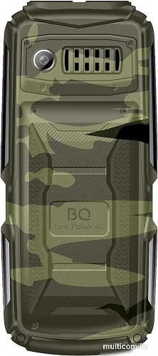 Кнопочный телефон BQ BQ-2410L Tank Power 4G (зеленый камуфляж)