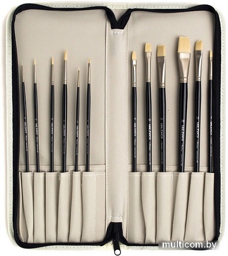 Набор кистей Малевичъ Тициан 755800 (12 шт, бежевый)