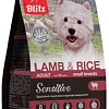 Сухой корм для собак Blitz Adult Small Lamb &amp; Rice 1.8 кг