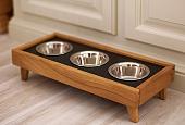 Подставка для мисок Richwood Bowltray 3 (черный)