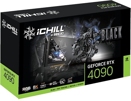 Видеокарта Inno3D GeForce RTX 4090 iChill Black C4090B-246XX-18330005