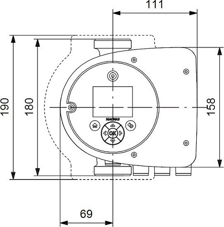 Насос Grundfos Magna3 25-120