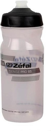 Бутылка Zefal Sense Pro 65 Translucent серый/черный