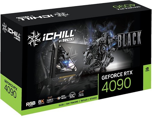 Видеокарта Inno3D GeForce RTX 4090 iChill Black C4090B-246XX-18330005