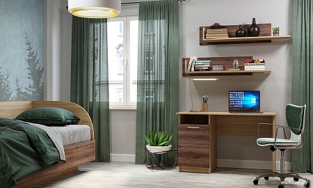 Стол Памир ПКС-12 (дуб сонома/сакраменто)