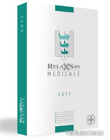 Чулки компрессионные RelaxSan Medicale Soft М2170А, без мыска, 2 кл.к. (23-32 mmHg, р.4, беж)