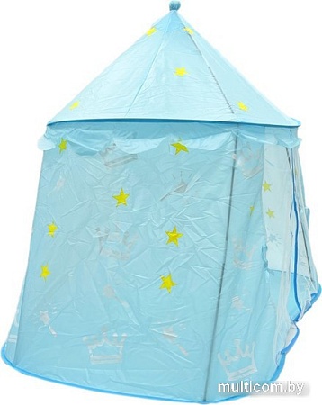 Игровая палатка Sharktoys Шатер корона 15900003 (голубой)