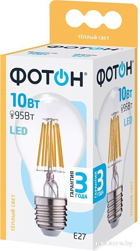 Светодиодная лампочка Фотон LED FL A60 10W E27 3000K