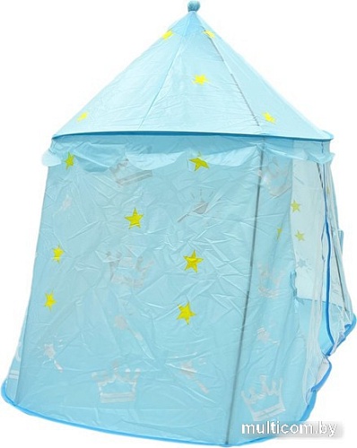 Игровая палатка Sharktoys Шатер корона 15900003 (голубой)