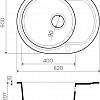 Кухонная мойка Omoikiri Manmaru 62 MA