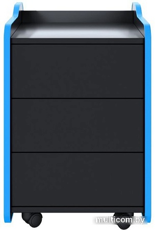 Тумба VMM Game Case 40 Black Blue CS-1BKBE (черный/синий)