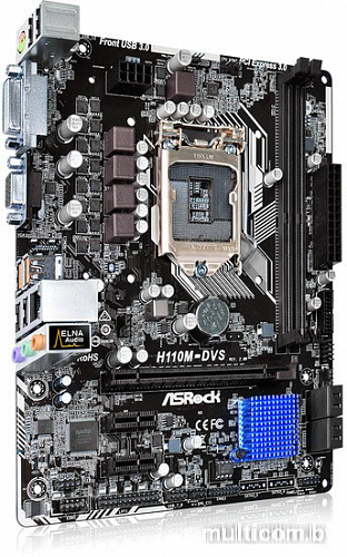 Материнская плата ASRock H110M-DVS R2.0