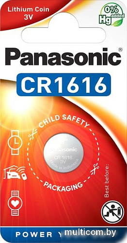 Батарейки Panasonic CR1616 CR-1616EL/1B