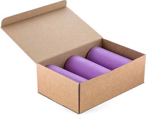 Набор свечей Мелт 150 мм (3 шт, лиловый)