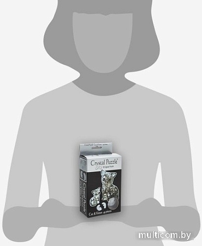 3Д-пазл Crystal Puzzle Кошка 90226