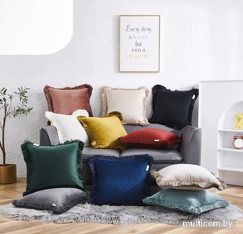 Чехол на подушку Sofi De MarkO Фаина 45х45 Нав-Ф-45х45гр