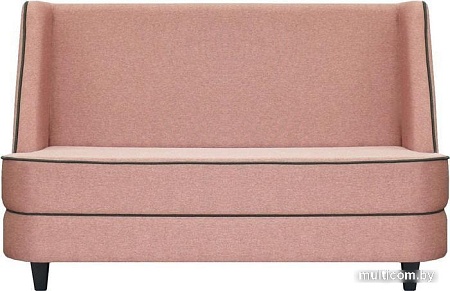 Диван Brioli Рико двухместный (рогожка, J11 розовый)