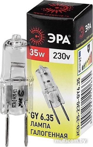 Галогенная лампа ЭРА GY6.35-JCD-35W-230V C0027373