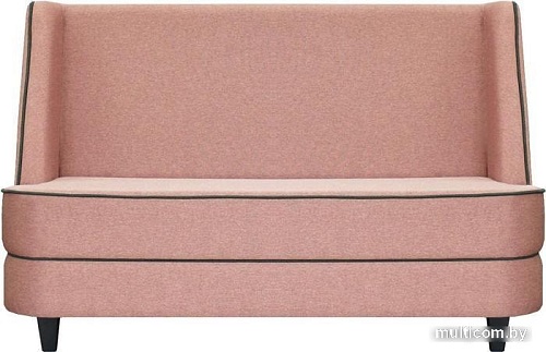 Диван Brioli Рико двухместный (рогожка, J11 розовый)