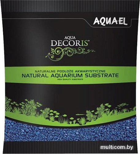 Грунт AquaEl Aqua Decoris 2-3 мм 1 кг (синий)