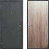 Металлическая дверь Guard Антик серебро/дуб сонома (86x205, левая)