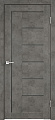 Межкомнатная дверь Velldoris Loft 3 60x200 (бетон темно-серый, мателюкс графит)