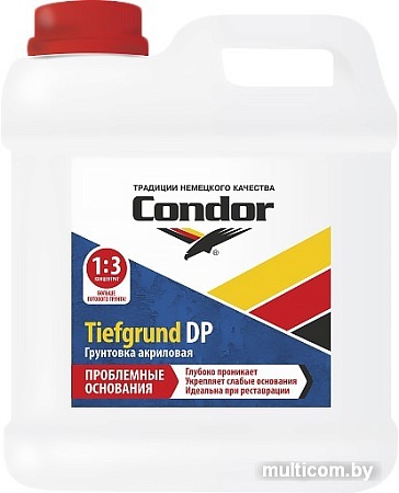 Акриловая грунтовка Condor Tiefgrund DP (2 кг)