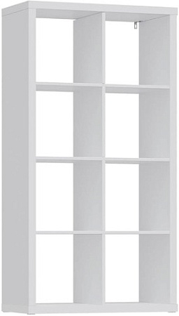 Стеллаж Mebelain Фора 8 (белый)