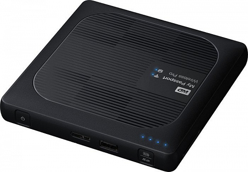 Внешний жесткий диск WD My Passport Wireless Pro 2TB [WDBP2P0020BBK]