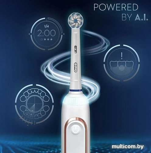 Электрическая зубная щетка Braun Oral-B Genius X 20000 Luxe Edition (золотистый)