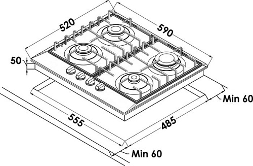 Варочная панель Schaub Lorenz SLK GL6225