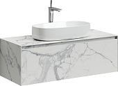 Sancos Тумба под умывальник Stone ST120SV (керамогранит Statuario White)